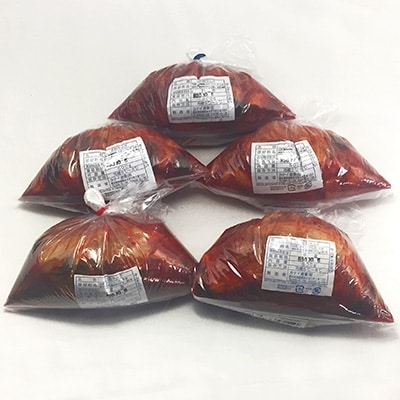 かないさんちの本格キムチ (白菜) 600g×2袋 (大根) 500g×3袋