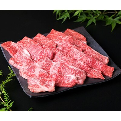 (まるごと糸島)A4ランク糸島黒毛和牛モモ肉赤身焼肉用500g入り