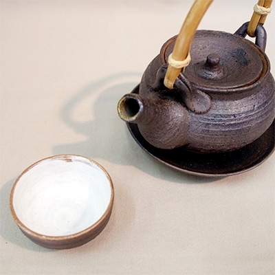 信楽焼　土瓶蒸し器セット二種組