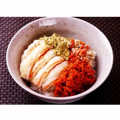 松葉ガニ&セコ蟹の甲羅盛り 夫婦丼(めおとどん)セット【2019年発送】