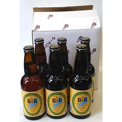 さとふる　びわこいいみちビール　クリアー6本