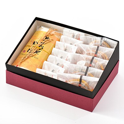 神子原米ロールとお菓子の詰合せ