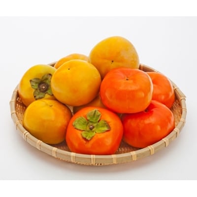 高松産季節の果物【ご家庭用　太秋柿・早秋柿　食べ比べ】約3.7kg×2箱(2品種)