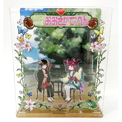 おおさかのてっぺん能勢町PRキャラクター「お浄&るりりん」のアクリルジオラマ