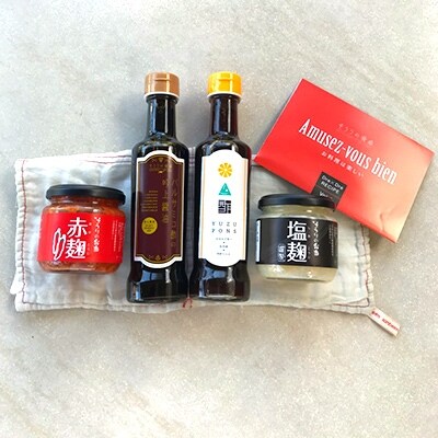 塩麹・赤麹・オリジナル調味料セット