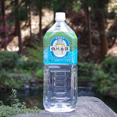 ミネラルウォーター「阿蘇白川水源」2L×6本2ケース