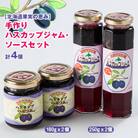 【北海道果実の恵み】手作りハスカップジャム・ソース4本セット
