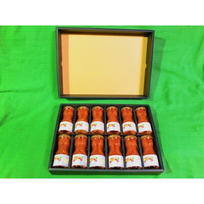 2023年4月発送開始『定期便』北海道安平町産100%トマトジュース(無塩)80ml×12本全3回