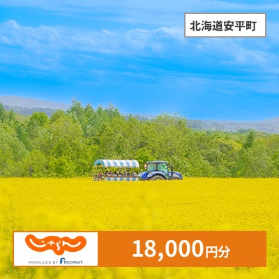 【じゃらんふるさと納税クーポン】 北海道安平町でつかえる18,000円 クーポン