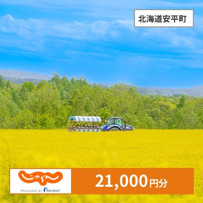 【じゃらんふるさと納税クーポン】 北海道安平町でつかえる21,000円 クーポン