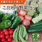 野菜のプロ40年が届けるこだわり野菜セット 7～8品目 詰め合わせ