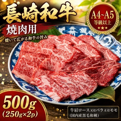 【A4～A5】長崎和牛焼肉用 500g(250g×2p)