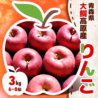 【地元ブランド】大鰐高原産りんご3kg