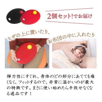 クロッツやわらか湯たんぽ/たまご型タイプ2個セット_10100Z