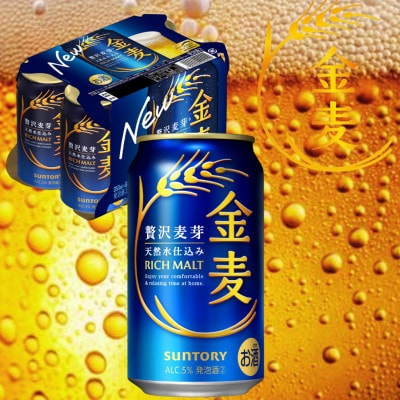 【毎月定期便】金麦350ml×1ケース(24本入)(嘉島町)全3回