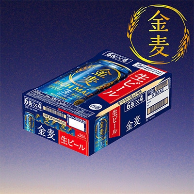【毎月定期便】サントリー「金麦」生ビール　350ml×1ケース(24本入)(嘉島町)全12回