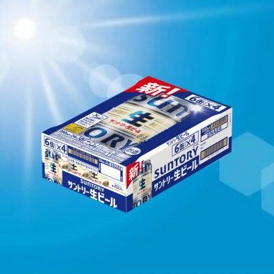 【毎月定期便】『九州熊本産』 サントリー生ビール 350ml 24本 1ケース全5回