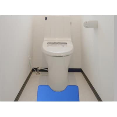 クロッツ やわらかトイレマット※カラー/レッド_0248B-2