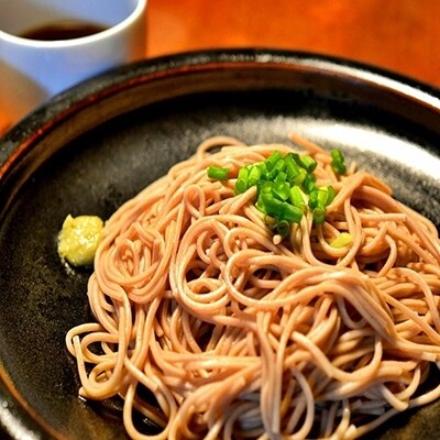 本返しつゆ付 ざるそば/本格派Wスープ付 かけそば　かすり化粧箱2セット(16人前)