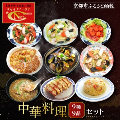 【チャイナノーヴァ】中華料理9種9品セット