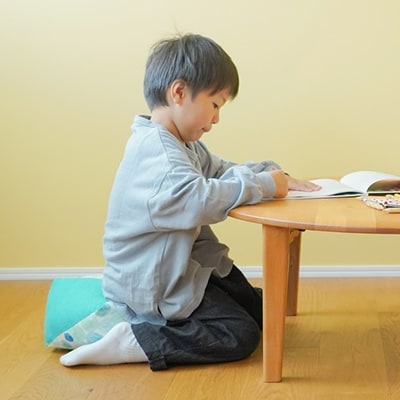 【洛中高岡屋】えがおつながる、おざぶとん『おじゃみキッズ習(しゅう)』(しゃぼんふゆ&藍玉)