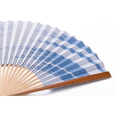 【伏見上野旭昇堂】漆喰京扇子(霞)|京都 扇子 京扇子 人気