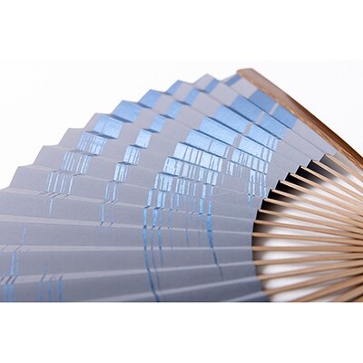 【伏見上野旭昇堂】漆喰京扇子(霞)|京都 扇子 京扇子 人気