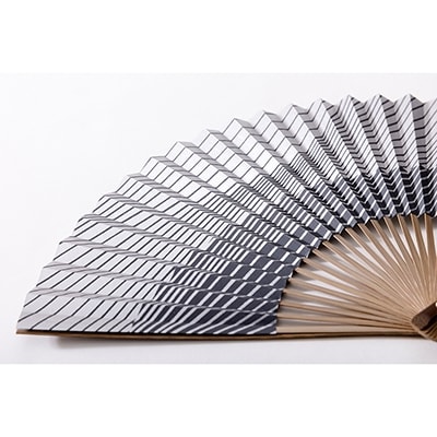 【伏見上野旭昇堂】漆喰京扇子(銀河)|京都 扇子 京扇子 人気