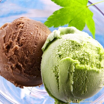 【伊藤久右衛門】宇治二色アイスクリーム 抹茶・ほうじ茶 6個入[京都 老舗 和菓子 抹茶 アイスクリ