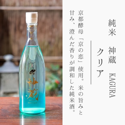 【松井酒造】日本酒 神蔵 無濾過 無加水 生酒 クリア 720ml|京都 人気シリーズ 日本酒