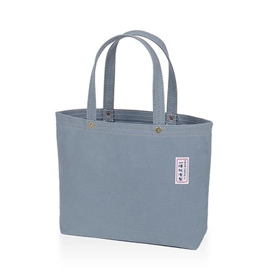 【一澤信三郎帆布】綿帆布製手さげかばん No.17C/青ねず