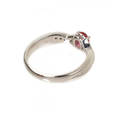 【京セラ】クレサンベール〈ルビー・天然ダイヤモンド〉リング【オーバルカット/メレダイヤ/7月誕生石】
