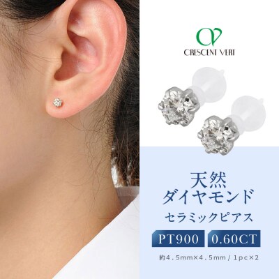 京セラ】クレサンベール〈アレキサンドライト〉ピアス【2.16CT