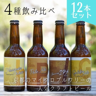 【ウッドミルブルワリー・京都】地ビール4種12本セット