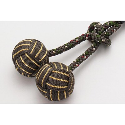 【京念珠】数珠 京の名工展出品作品 京染裂珠片手念珠【土屋念珠店/男性用/念珠/略式/3981】