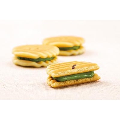 【鼓月】姫千寿せんべい　有機抹茶 12枚入り (京都/ギフト/菓子/スイーツ)