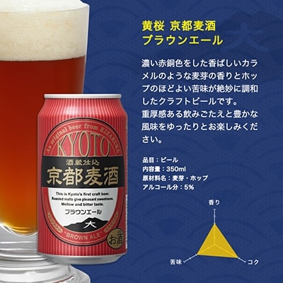 【黄桜】京都麦酒ブラウンエール(350ml缶×24本)