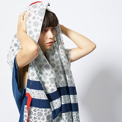 安and堵 湯帷子 ゆかたびら 点 昼 湯帷子 藍染 お礼品詳細 ふるさと納税なら さとふる