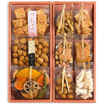 【かなだや】おかきの詰合せ「疏水路壱号」「疏水路の想ひ」2箱セット|京都 おかき あられ おせんべい