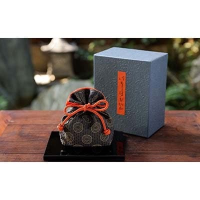 【石黒香舗】匂い袋 部屋用 置き型巾着大 (黒)