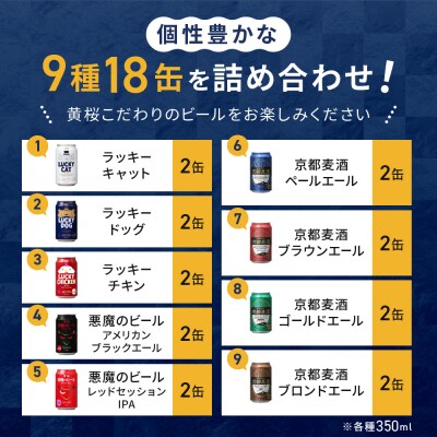 【黄桜】クラフトビール「18缶アソートセット」