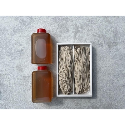 【三味洪庵】年越し蕎麦2人前つゆ付き(かけそば)