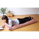 【洛中高岡屋】カバータイプごろ寝敷きふとん<ゆったりサイズ>(ピンク系)