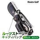 【ルーツゴルフ】ルーツストーリー キャディバッグ [ブラック/ホワイト](ゴルフ,ゴルフ用品)