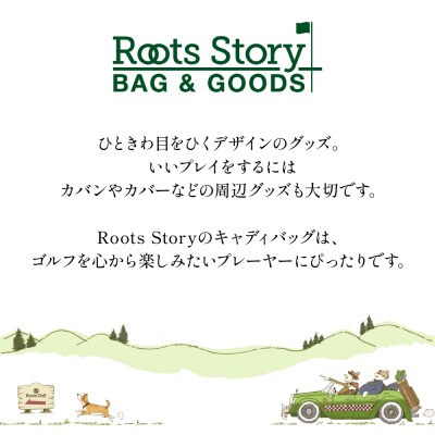 【ルーツゴルフ】ルーツストーリー キャディバッグ [グリーン/ホワイト]ゴルフクラブ