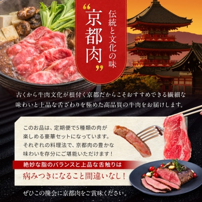 <定期便4回>【京都モリタ屋】京都肉食べ比べ