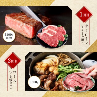 <定期便6回>【京都モリタ屋】京都肉食べ比べ(1)