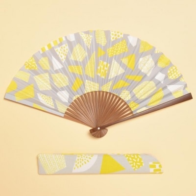 【みのや扇舗】/fan/fun扇子(小サイズ:檸檬)