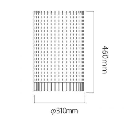【日吉屋】自立式スタンド照明 和紙の色(ナチュラル白)