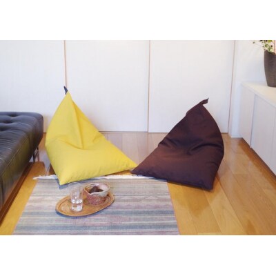 【大東寝具工業】tetra 8号帆布(レギュラーサイズ)【ビーズクッション座椅子】(ベージュ)